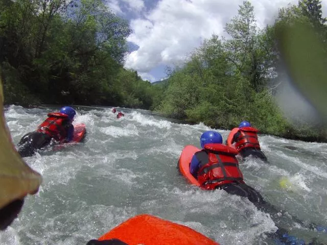 Full of sensations with rafting and hydrospeed