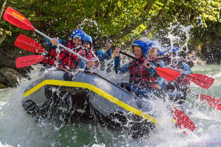 Rafting and hydrospeed pleasure and fun