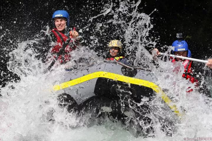 Souvenirs intenses de rafting