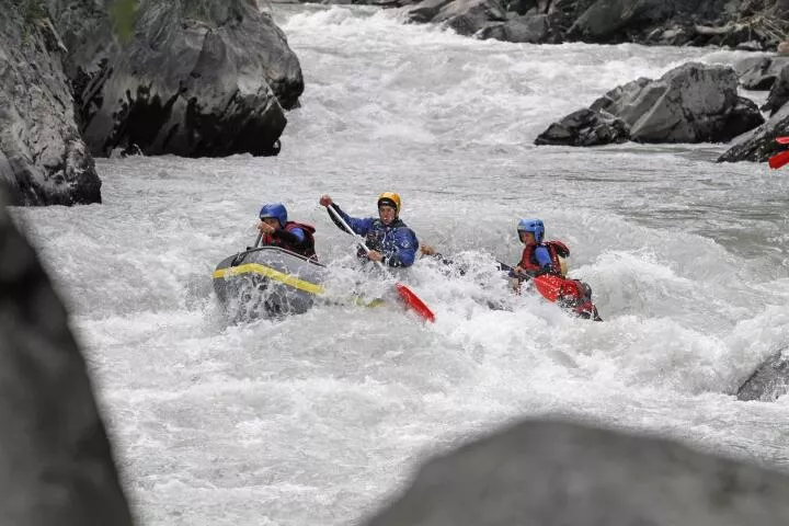 rafting parcours sportif sur 2 jours