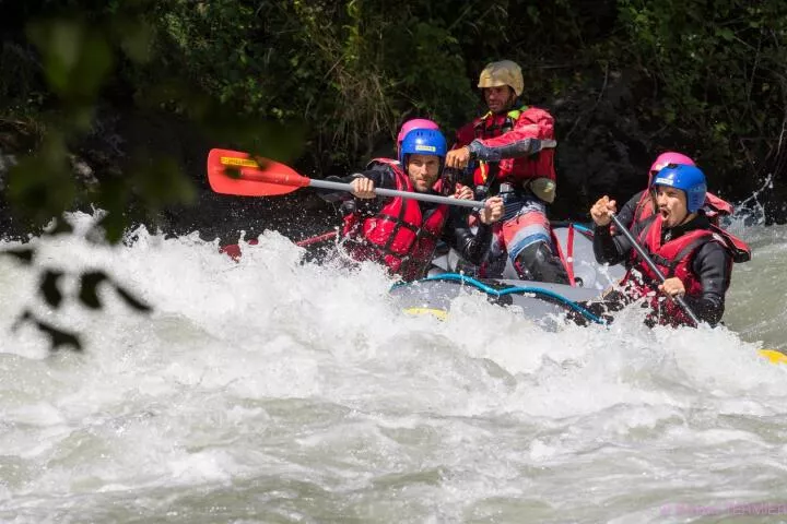 Fantastique descente en Rafting