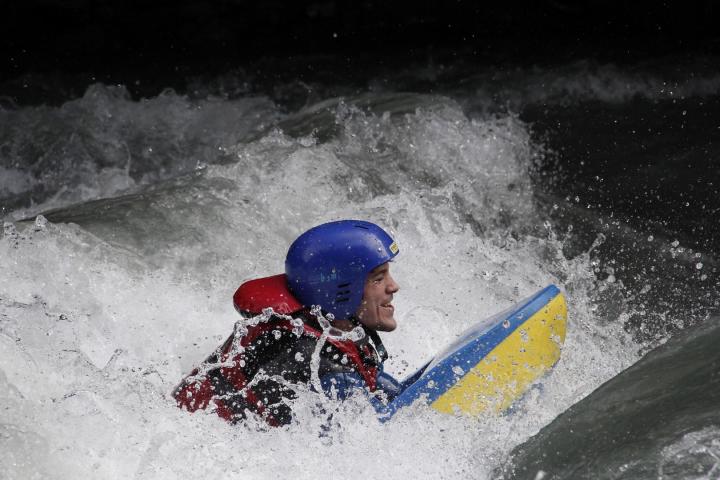 Rafting sportive version hydrospeed