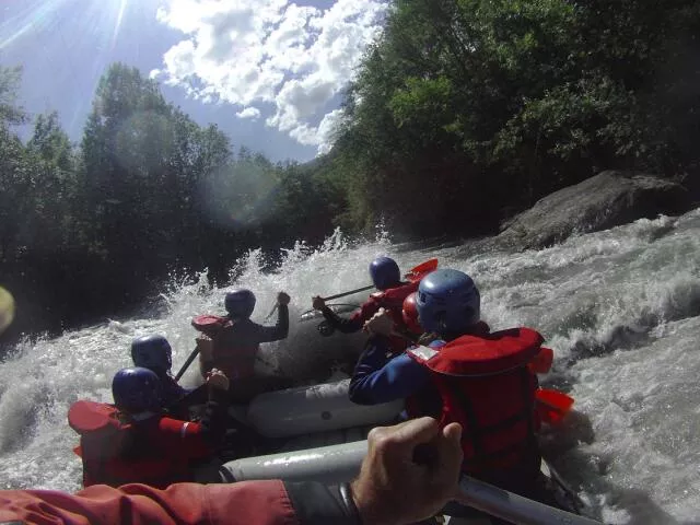 Rafting sport d'équipe
