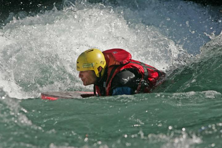 Parcours très sportif en hydrospeed