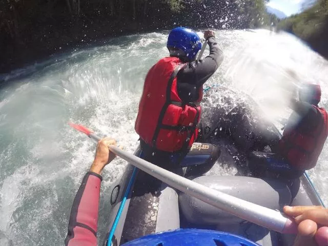 Sportive extreme rafting
